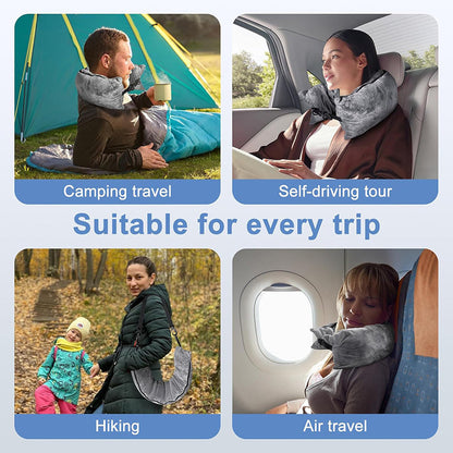 Newly Released at Buy Center: Refillable Travel Pillow Portable Clothes Luggage Storage Pillow