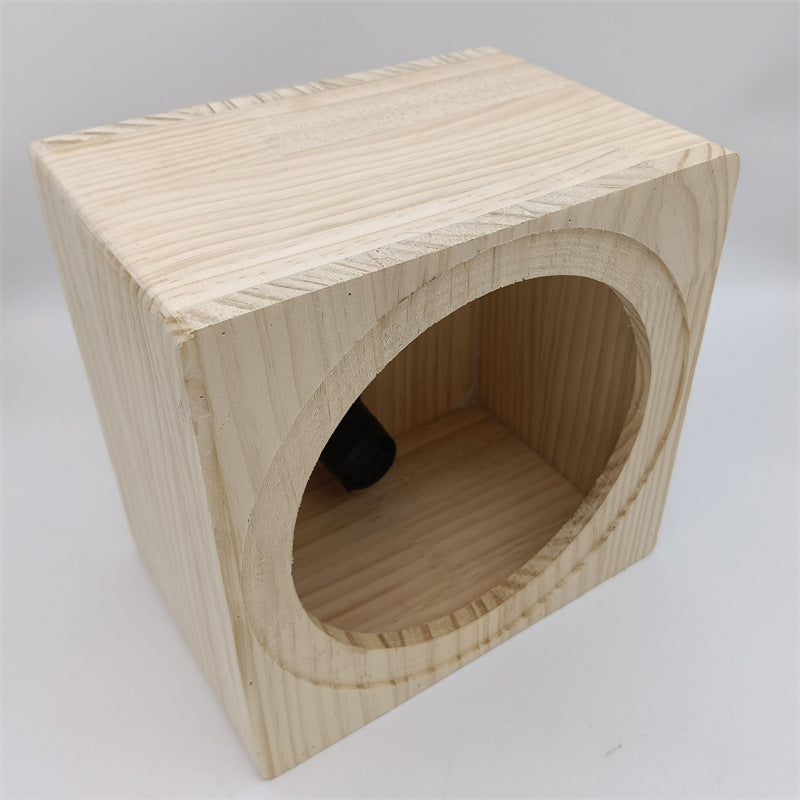 Just Arrived at Buy Center: 4-inch 5-inch 6.5-inch 8-inch Horn Square Solid Wood Wooden Box