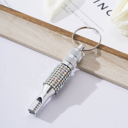 Fresh Arrivals at Buy Center: Training Whistle Keychain Portable Belt White AB