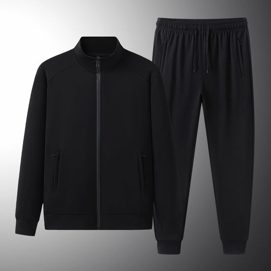 Newly Released at Buy Center: Tencel Roman Sports Leisure Men's Spring And Autumn Sweatshirt And Sweatpants Two-piece Suit