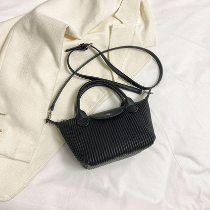 Just Arrived at Buy Center: Popular Special-interest Design Bag One-shoulder Crossbody Black Small Size