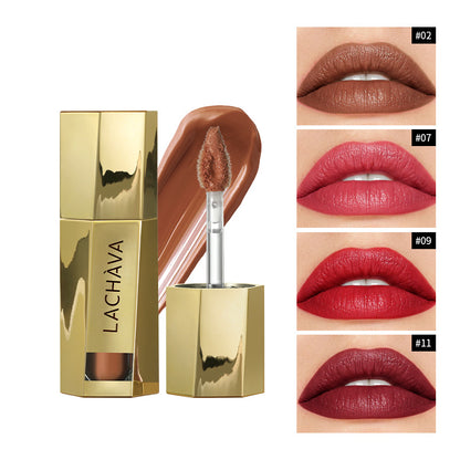 Just Arrived at Buy Center: Matte Moisturizing Lip Lacquer Lip Nude Lipstick