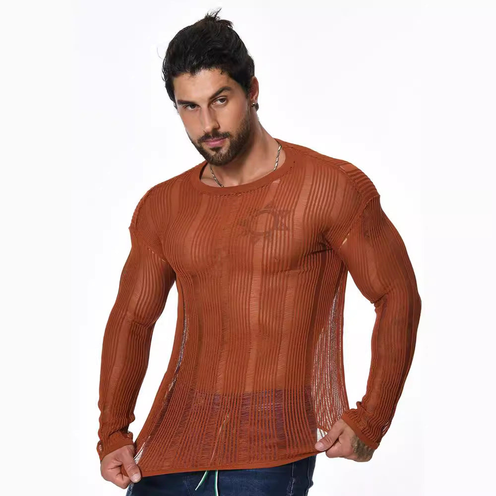 Long Sleeve Loose All-matching Sweater Men's