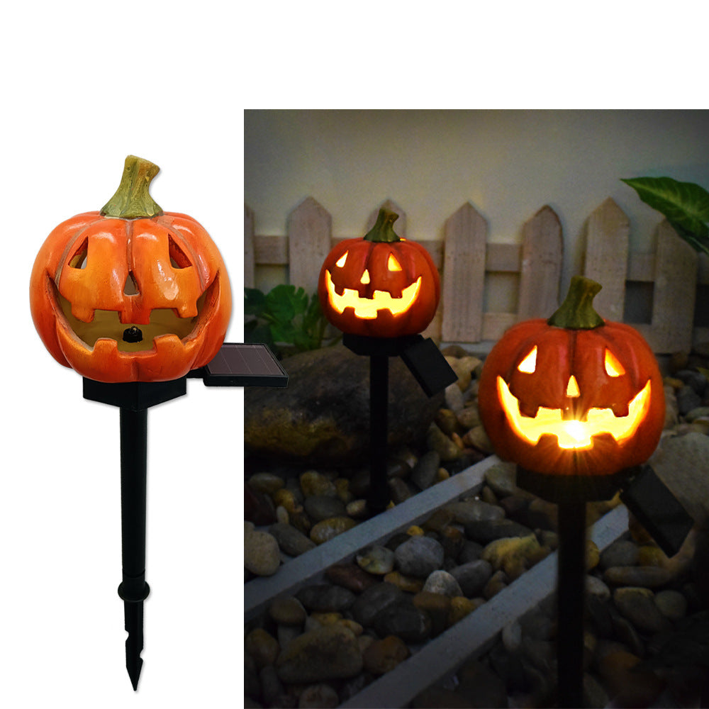 Hot New Items at Buy Center: Solar Halloween Outdoor Creative Atmosphere Pumpkin Lamp Big Pumpkin