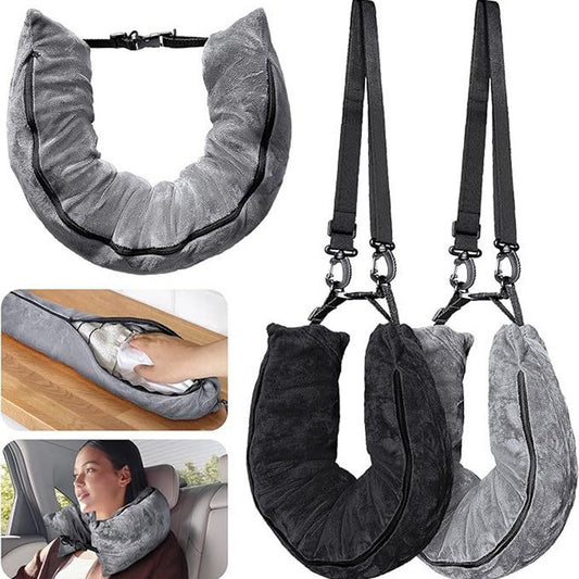 Newly Released at Buy Center: Refillable Travel Pillow Portable Clothes Luggage Storage Pillow