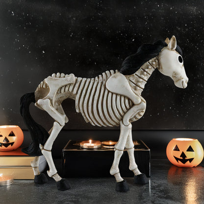 Just Arrived at Buy Center: Halloween Skeleton Skull Horse Ornament Resin Decorations