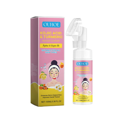 Newly Arrived at Buy Center: Kojic Acid Turmeric Mousse Facial Cleanser Moisturizing 100ml