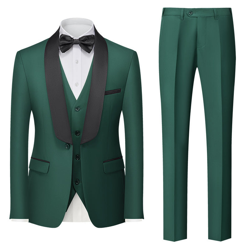 Hot New Items at Buy Center: New Men's Three-piece Suit Army Green