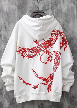 Heavy Industry Phoenix Embroidered Hoodie Male