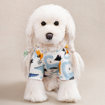 Just Arrived at Buy Center: Dog Clothes Full Printed Spring And Autumn Clothing Small Dog Pet Clothing