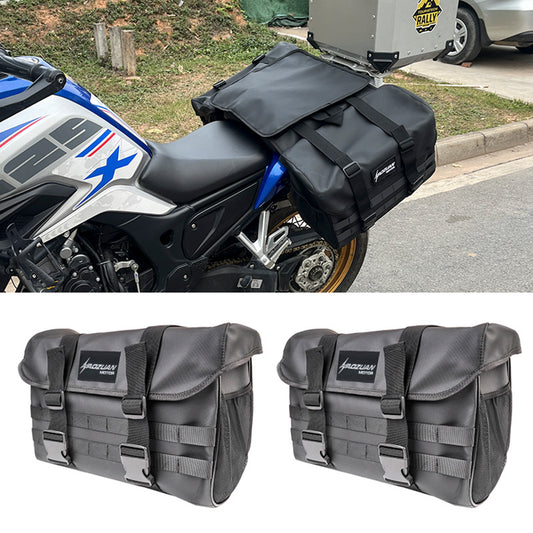 Fresh Arrivals at Buy Center: Motorcycle Rear Seat Side Bag Waterproof Traveling By Motorcycle Side Bag Riding Bag 1 Pair Single 22 Liters