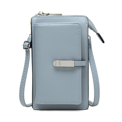 Newly Arrived at Buy Center: Multi-functional Touch Screen Phone Bag Women Blue