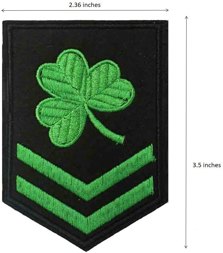 New Outdoor Embroidered Fabric Badge Rank V01273 1pc