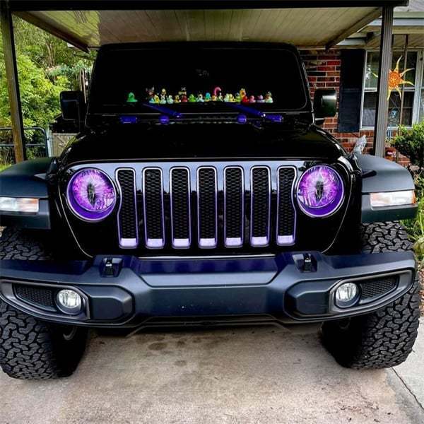 Just Arrived at Buy Center: Beast Eye Headlight Decal Decoration