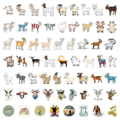 Just Arrived at Buy Center: 60 New Goat Small Animal Graffiti Stickers