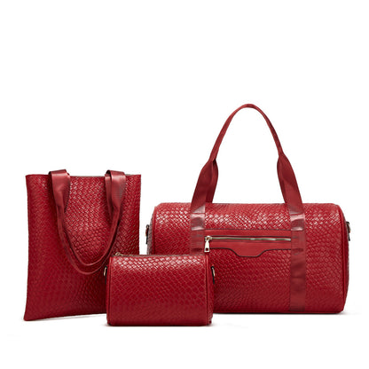 New Women's Business Travel Bag Popular Bag Shoulder Sports Bag Red