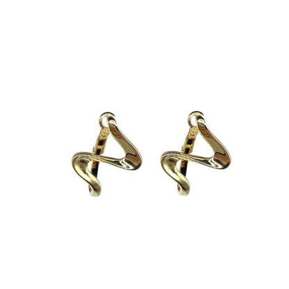 Trending Now at Buy Center: European And American Geometric Metal 925 Silver Pin Earrings Advanced