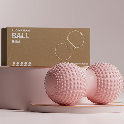 Trending Now at Buy Center: Fascia Peanut Balls Foot Massage Spine Muscle Relaxation Double Ball Hip Back Leg Acupuncture Point Stimulation Pink Boxed