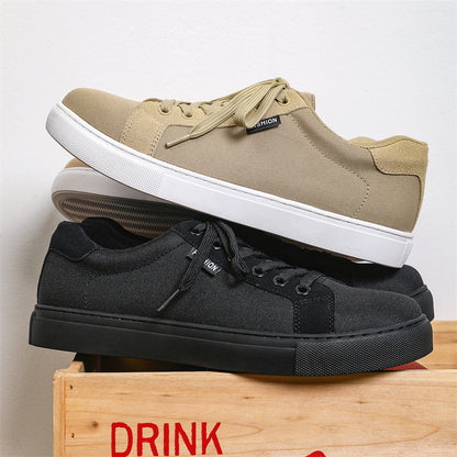 Fresh on the Scene at Buy Center: Plus Size Breathable Canvas Men's Sneakers