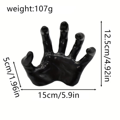 Trending Now at Buy Center: Demon Hand PVC Ornaments Creative Decorations Black Hand Palm