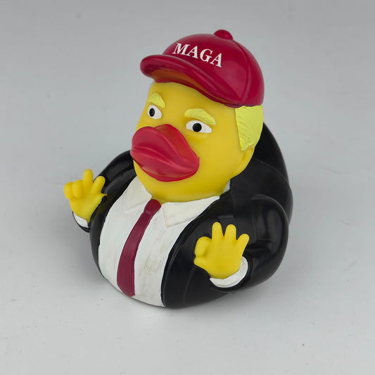 Fresh Arrivals at Buy Center: Children's Bath Water Duck Vinyl Squeezing Toy Suit Squeeze Sound Toys Red Hat Election OK