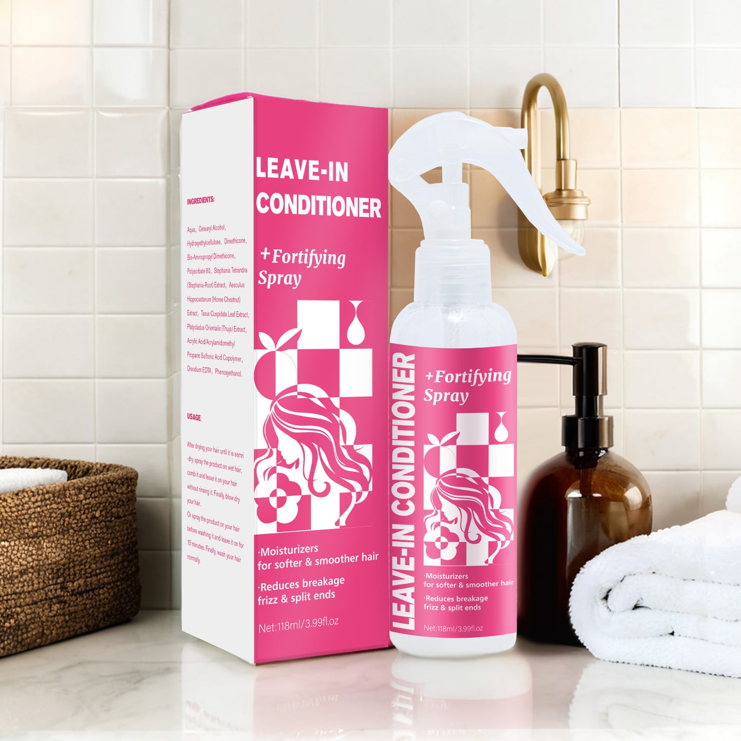 Just Arrived at Buy Center: Leave-in Hair Conditioner Anti-knot Spray LBQ8873