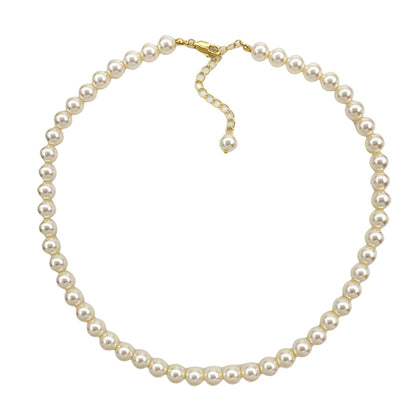 New French Vintage Pearl Necklace Fashion