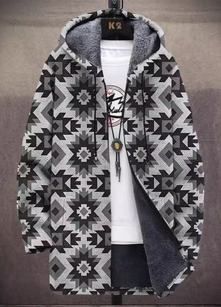 Fashion Digital Printing Fleece Padded Coat Jacket