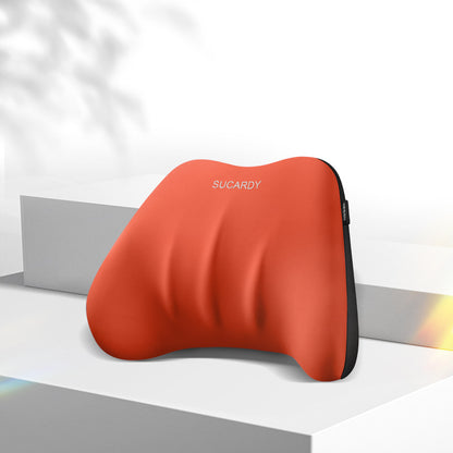 Fresh Arrivals at Buy Center: Lumbar Support Pillow Neck Pillow Memory Foam Car Cushion Orange Lumbar Support Pillow