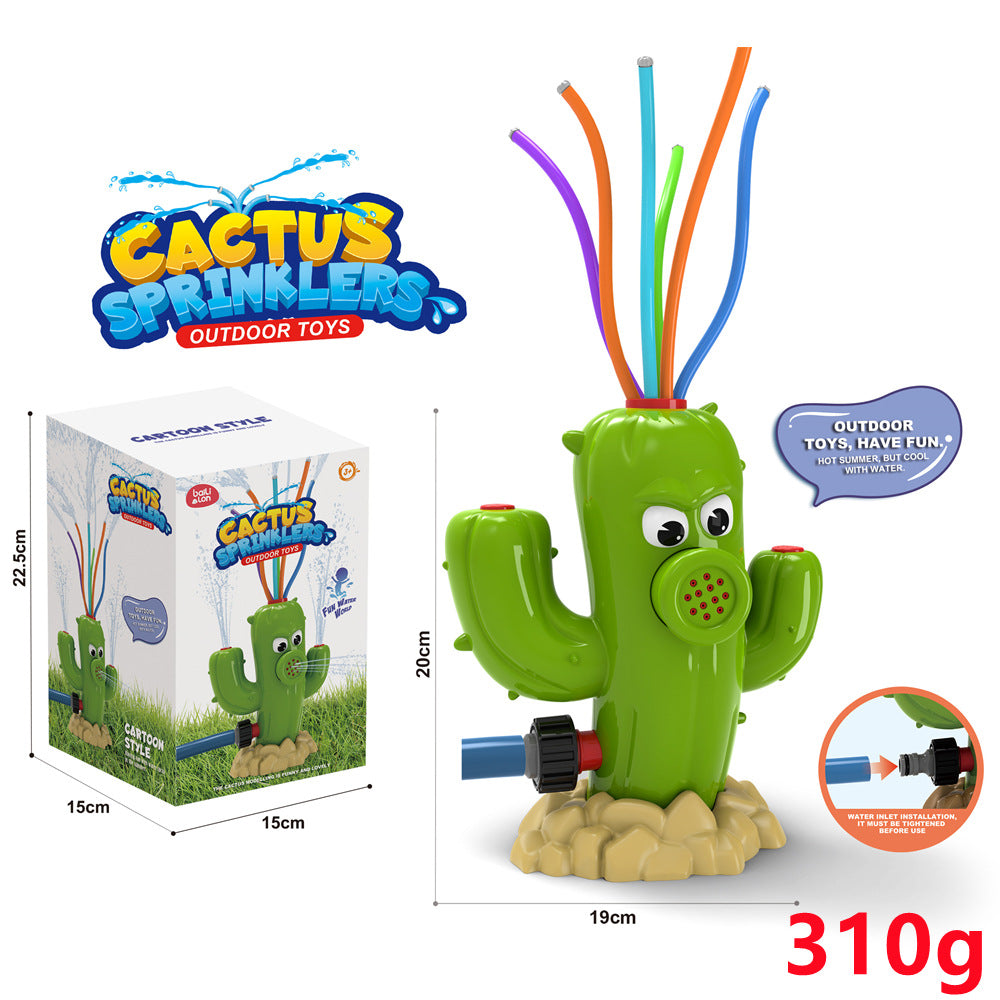 Fresh Arrivals at Buy Center: Sprinkler Outdoor Water Spray Toy Garden Water Toys Summer Yard Cartoon Splash Sprinkler Baby Bath Toy For Kids Water Pipe Cactus