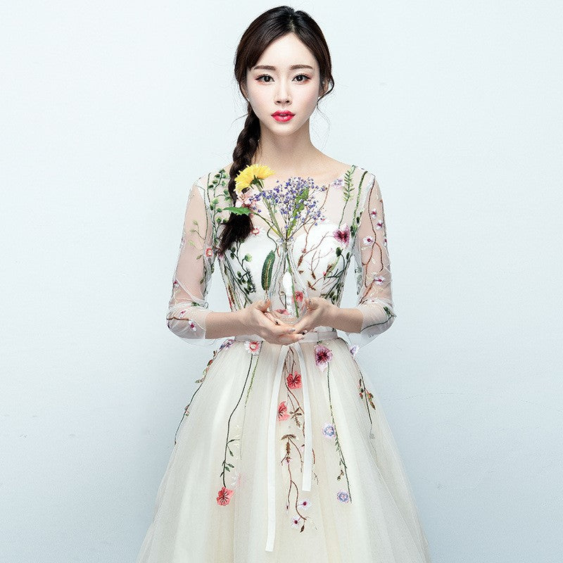 Fresh Arrivals at Buy Center: Korean Style Elegant Banquet Party Slimming Dress Women