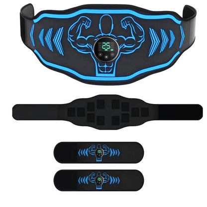 Just Arrived at Buy Center: Smart Massage Belt Fitness Equipment EMS Lazy Belt Home Blue Suit