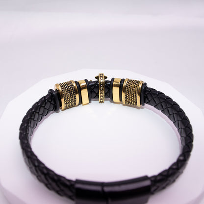 Newly Released at Buy Center: Woven Bracelet Woven Cross Men's Punk