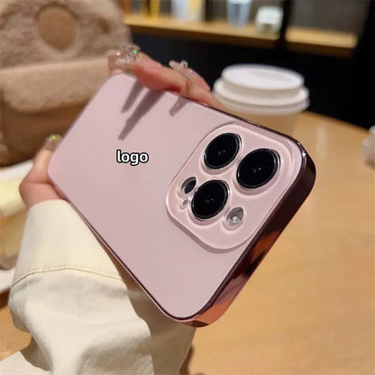 Fresh Arrivals at Buy Center: Electroplating Original Machine Color Anti Drop Phone Case Pink