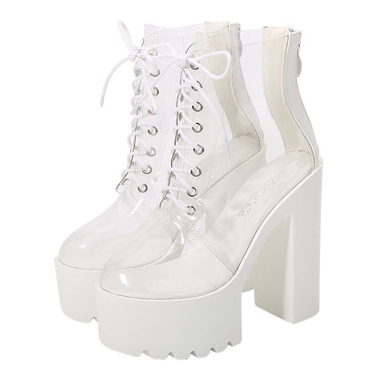 Fresh on the Scene at Buy Center: Super High Heel Platform Women's Shoes Waterproof