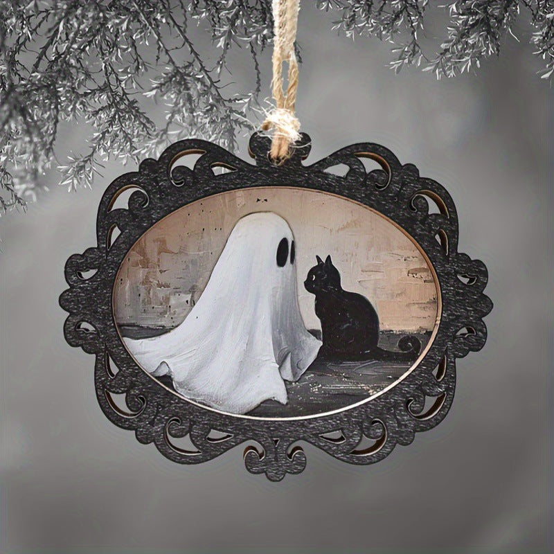 Just Arrived at Buy Center: Creative Halloween Ghost Portrait Pendant Style 5