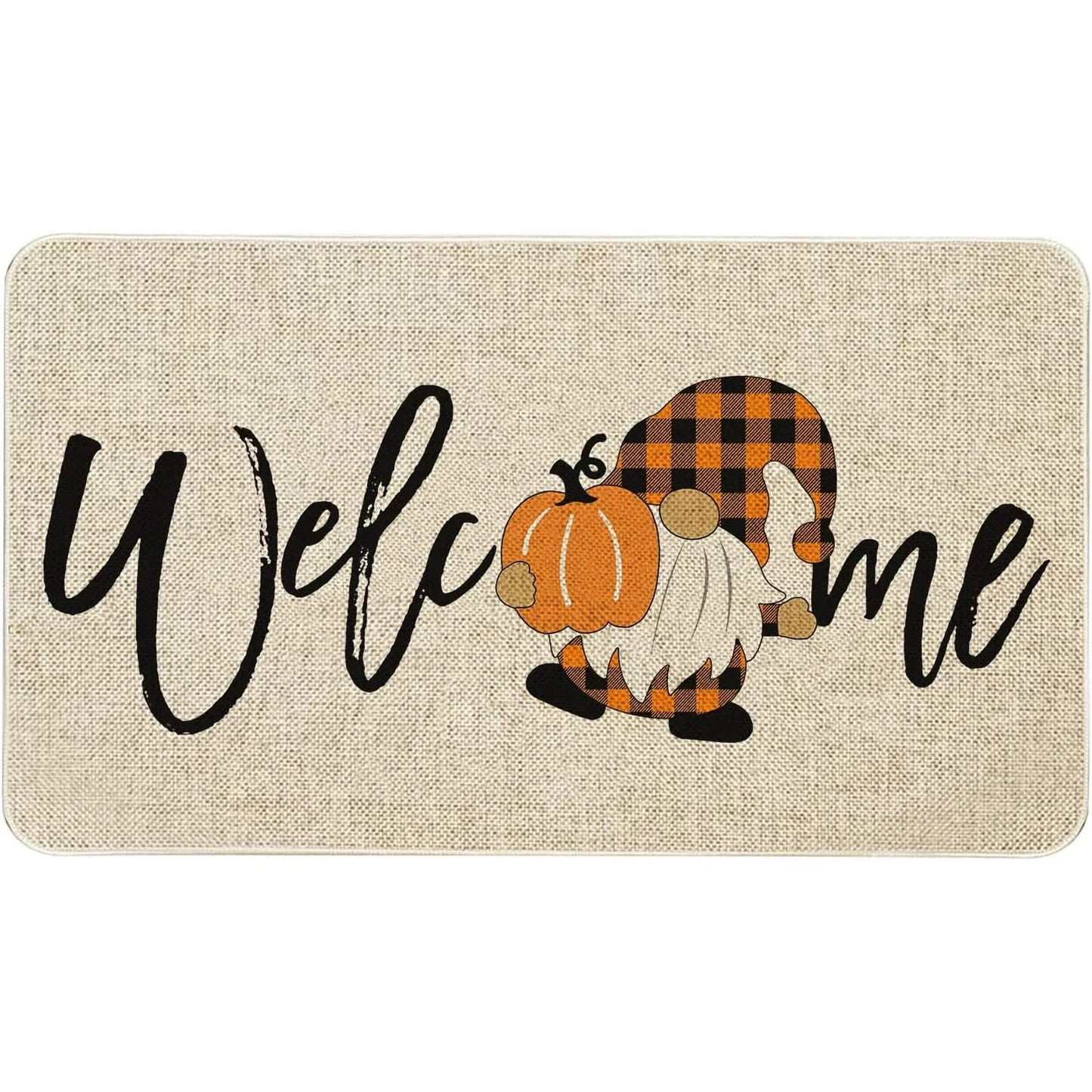 Newly Released at Buy Center: Home Fashion Personalized Pumpkin Door Mat Wansheng Pumpkin 10