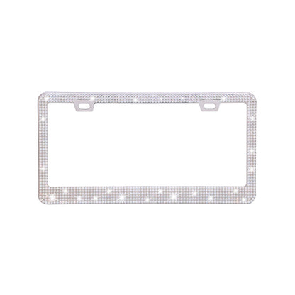 Newly Released at Buy Center: Fresh on the Scene at Buy Center: Stick-on Crystals License Plate Frame US Standard Acrylic Diamond License Plate Frame