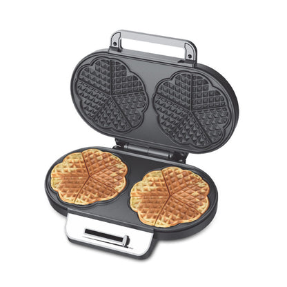 Fresh Arrivals at Buy Center: Household 110V Two-piece Double-plate Love Heart Waffle Machine Breakfast Machine