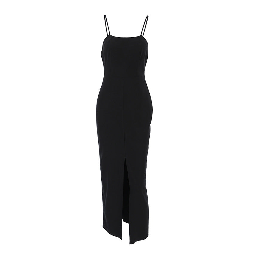 Just Arrived at Buy Center: Women's Hepburn Style Black Camisole Dress