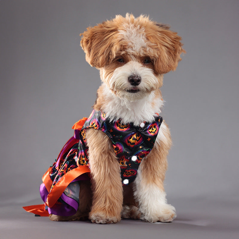 Fresh Arrivals at Buy Center: Dog Clothes Halloween Cute Double-layer Pet Skirt