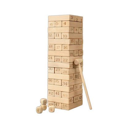 Hot New Items at Buy Center: Children's Jenga Board Game Building Blocks Parent-child Interaction Toys