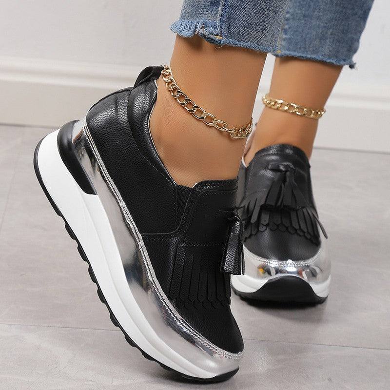 Fresh Arrivals at Buy Center: Women's Fashion Tassel Muffin Platform Casual Shoes