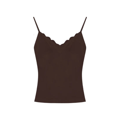 Just Arrived at Buy Center: Just Arrived at Buy Center: Underwear Padded Slim-fit Crop-top Brown Free Size