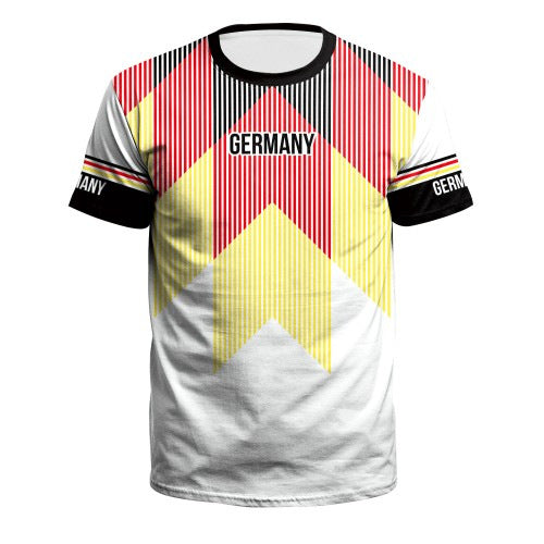 Just Arrived at Buy Center: World Cup European Cup Soccer Uniform 3D Printed Short Sleeve Jersey Germany 1