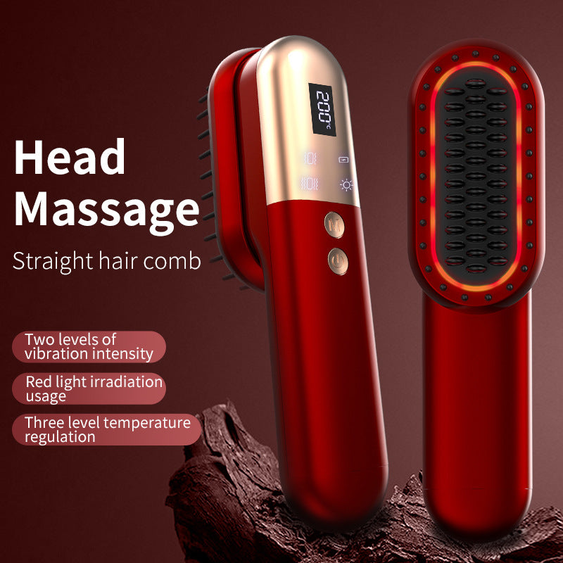 Trending Now at Buy Center: Mini Charging Straight Comb Negative Ion Hair Care Soft Massage Comb