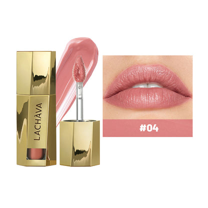 Just Arrived at Buy Center: Matte Moisturizing Lip Lacquer Lip Nude Lipstick 04color