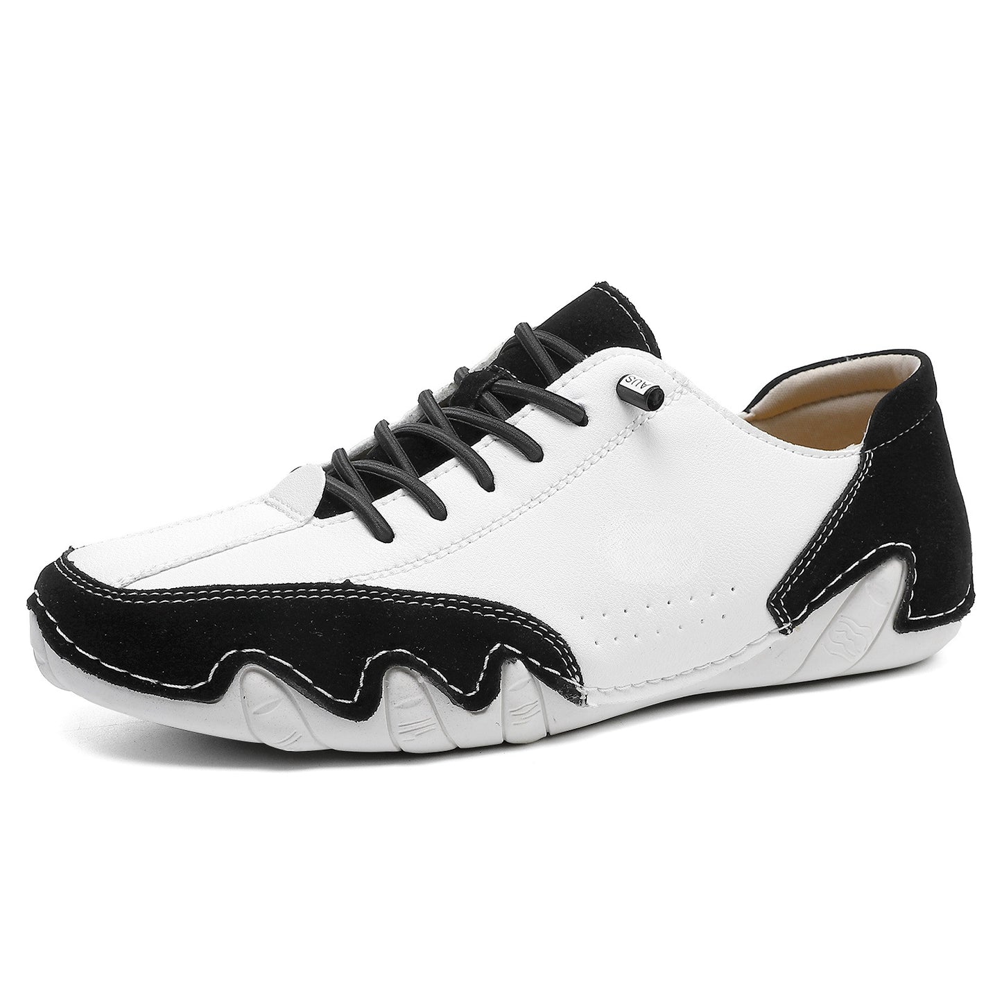 New at Buy Center: Couple's Low-top Men's Casual Shoes W8009 White And Black