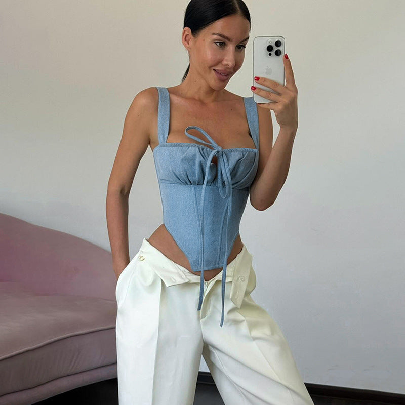 Fresh Arrivals at Buy Center: Street Denim Camisole Women's Top