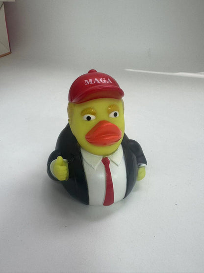 Fresh Arrivals at Buy Center: Children's Bath Water Duck Vinyl Squeezing Toy Suit Squeeze Sound Toys Red Hat Election Thumb